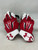 Used Under Armour COMAND PRO 11 Lacrosse Gloves Mens Red And White 13" 11836-S000040248 View 1