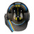 Used Rawlings BLACK HELMET W CFLAP Batting Helmet w/Mask Black MD 11842-S000231027 View 4