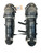 Used Easton GAME TIME Catchers Leg Guards Black Youth 11835-S000209676 View 1