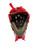 Used Rawlings CATCHERS HELMET Catchers Helmet w/Mask Red SM 11861-S000034047 View 3
