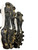 Used Nike HUARACHE BB/SB Cleats Black And White Junior 04.5 11721-S000285455 View 3