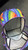 Used Rawlings BACKPACK BB/SB Player Backpack Purple And Turquoise 11831-S000034185 View 3