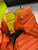 Used Warrior LITTLE CESARS GOALIE Senior Goalie Pant Orange SM 11879-S000022265 View 4