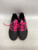Used Adidas PLAIN SOCCER CLEAT Soccer Cleats Black And Pink Junior 06 11851-S000048402 View 2