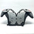 Used Rawlings MAG FB Shoulder Pads Grey LG 11805-S000083600 View 2