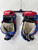 Used Under Armour COMMAND PRO Lacrosse Gloves Mens Royal Blue And Red SM 11891-S000320031 View 2