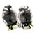 Used STX CELL IV Lacrosse Gloves Junior White MD 11813-S000349629 View 2