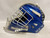 Used REY CUSTOM Senior Goalie Helmet/Mask Royal Blue And Yellow One Size 11855-S000206242 View 2