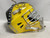 Used REY CUSTOM Senior Goalie Helmet/Mask Royal Blue And Yellow One Size 11855-S000206242 View 3