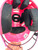 Used RIP-IT 6 - 6 7/8 INCH Batting Helmet w/Mask Pink One Size 11860-S000311204 View 2