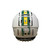 Used Schutt F7 LX1 YOUTH FB Helmet White LG View 4