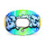 New BATTLE IRIDESCENT GRAFFITI BLUE/GREEN MG 11651-BAT22MGGRF011 View 1
