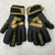 Used AVIATA SPORTS Soccer Goalie Gloves Black And Gold 8 11855-S000206337 View 1