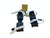 Used Sidelines BOB SKATES Double Runner Skate Black Adjustable View 2