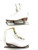 Used DSG Girls Figure Skate White Junior 03 11860-S000311387 View 2