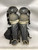 Used Easton INTERMEDIATE SHIN GUARDS Catchers Leg Guards Black Intermed 11851-S000048629 View 1