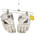 Used STX CELL IV Lacrosse Gloves Mens White MD 11721-S000285794 View 1