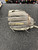Used Mizuno GPSF2GWD-1200 RH Throw Fastpitch Gloves Grey And White 12" 11894-S000057114 View 2