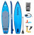 Used SOLSTICE TOURING 11' iSUP inflatable stand up paddleboard kit View 1