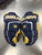 Used Bauer SUPREME TOTAL ONE Youth Gloves Navy Blue And Yellow 10" 11945-S000255562 View 1