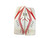 Used Brians BRIANS OPTIK X2 GOALIE LEG PADS Goalie Leg Pads Junior Cardinal And White 29" 11889-S000036860 View 1