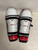 Used Bauer VAPOR X800 Senior Shin Guards White/Black/Red 14" 11855-S000206580 View 1