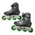 Used Salomon ROLLERSKATES Senior Rec Fitness Skates Grey Senior 7.5 11947-S000169617 View 1