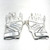 Used Franklin ADULT BB/SB Batting Gloves White MD 11805-S000084304 View 1