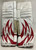 Used Vaughn VELOCITY 7700 Goalie Leg Pads Senior White And Red 34" 11855-S000206668 View 1