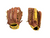 Used Mizuno PRIME ELITE RH Throw Fastpitch Gloves Brown 12 3/4" 11917-S000019336 View 1