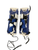  Vaughn V9 JR PADS 28+2 Goalie Leg Pads Junior Navy Blue 30" View 2