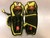 Used CCM ASV PRO Junior Shin Guards Black 10" 11339-S000204135 View 2
