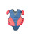 Used Mizuno SAMURAI Catchers Chest Protector Red Adult 11484-S000307878 View 1