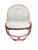 Used BoomBah WHITE W/ RED MASK Batting Helmet w/Mask White One Size 11347-S000272420 View 1