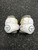 Used Warrior BURN PRO Lacrosse Arm Pads/Guards White LG 11162-S000459405 View 1