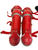 Used Easton THE FUNDEMENTAL JEN SCHRO 12" Small Softball Catchers Leg Guards Red 11731-S000169066 View 1