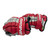 Used Brine Deft Lacrosse Gloves Red 15", side view, pair View 3
