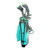 Used Top Flite LEFTY 9PC + BAG Womens Package Set LH Turquoise 10 Piece 11947-S000169755 View 1
