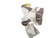 Used Warrior BURN Lacrosse Shoulder Pads White LG 11847-S000037021 View 1