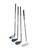 Used Tour Edge BAZOOKA HT MAX-J Jr Package Set RH White 4 Piece 11814-S000400300 View 1