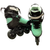 Used Powerslide PHUZION Senior Roller Quad Skates Teal Senior 6 11479-S000427600 View 3