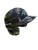 Used Rawlings HELMET BLACK Batting Helmet No Mask Black MD 11909-S000010257 View 2