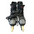 Used Rollerblade DYNAMO 4-7 Senior Roller Quad Skates Black Adjustable 11450-S000525116 View 2