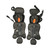 Used, TUCCI Catchers Leg Guards, Black, Intermed View 2