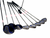 Used Strata Mens Golf Package Set RH Black And Royal Blue 9-Piece 11731-S000169333 View 4