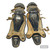 Used Mizuno CATCHERS SHIN GUARDS Catchers Leg Guards Navy Blue Adult 11484-S000308297 View 1