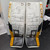 Used CCM EFLEX 6 PRO CUSTOM Goalie Leg Pads Senior White And Gold 35" 11907-S000030536 View 1