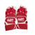 Used Rawlings BATTING GLOVES BB/SB Batting Gloves Red SM 11760-S000094576 View 1