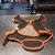 Used Mizuno SAMURAI Catchers Leg Guards Orange Adult 11796-S000061952 View 2