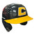 Used Rawlings R16J-R1 6 3/8- 7 1/8 HELMET Batting Helmet No Mask Black And Yellow One Size View 1